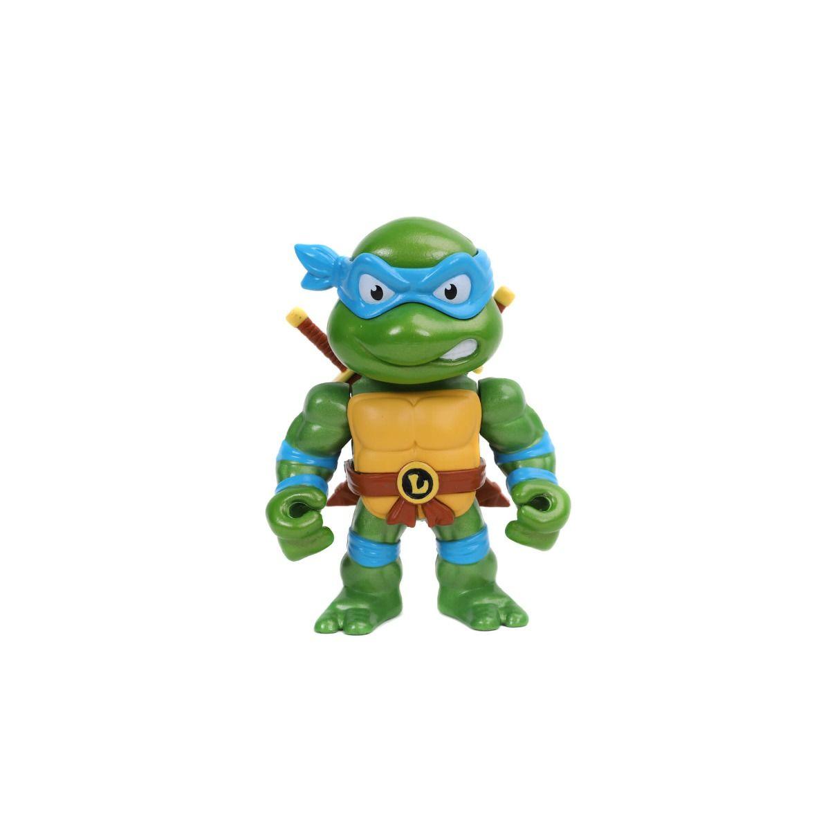 JAD31850 Teenage Mutant Ninja Turtles (TV 1987) - Leonardo 4" Metals Figure - Jada Toys - Titan Pop Culture