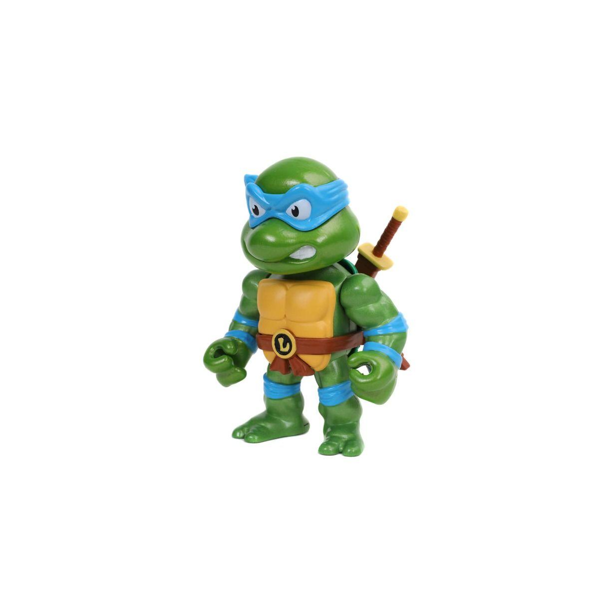 JAD31850 Teenage Mutant Ninja Turtles (TV 1987) - Leonardo 4" Metals Figure - Jada Toys - Titan Pop Culture