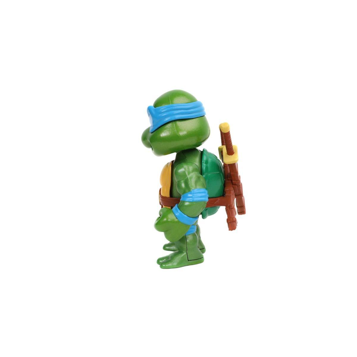 JAD31850 Teenage Mutant Ninja Turtles (TV 1987) - Leonardo 4" Metals Figure - Jada Toys - Titan Pop Culture