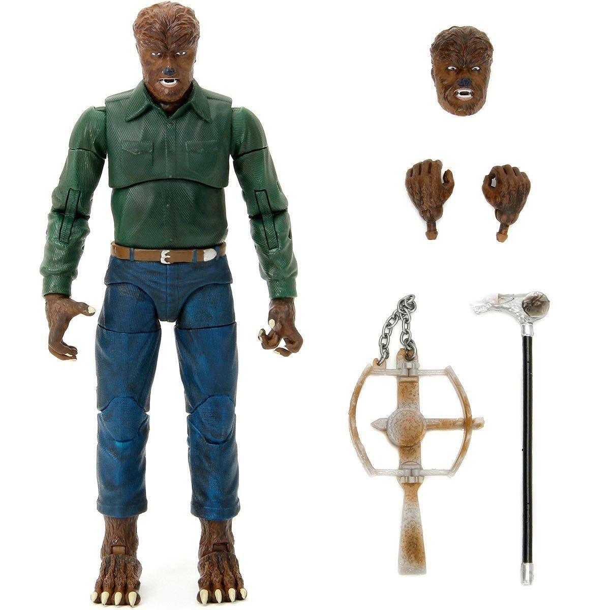 JAD31962 Universal Monsters - Wolfman Deluxe 6" Action Figure - Jada Toys - Titan Pop Culture