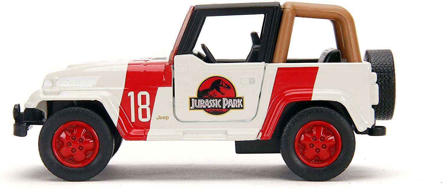 JAD32129 Jurassic World - 1992 Jeep Wrangler 1:32 Scale Hollywood Ride - Jada Toys - Titan Pop Culture