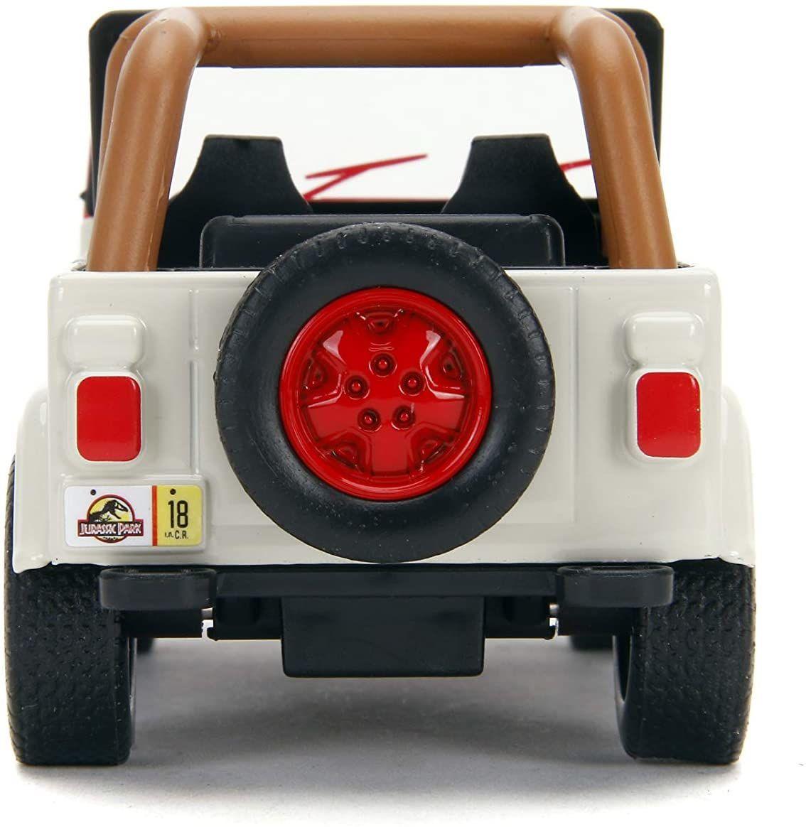 JAD32129 Jurassic World - 1992 Jeep Wrangler 1:32 Scale Hollywood Ride - Jada Toys - Titan Pop Culture