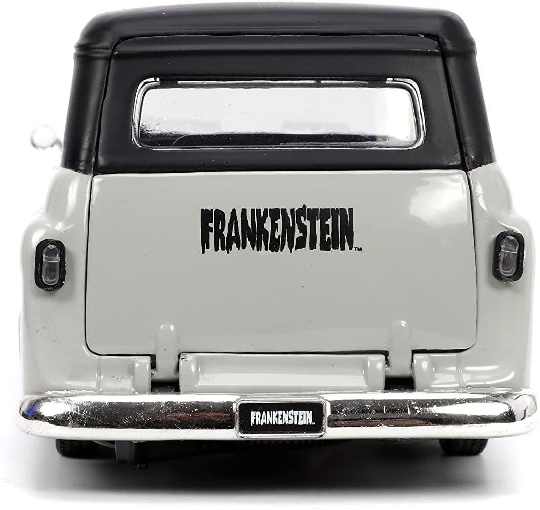 JAD32191 Universal Monsters - Chevy Suburban 1957 with Franksenstein 1:24 Scale Hollywood Ride - Jada Toys - Titan Pop Culture