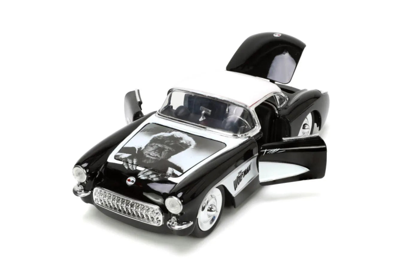JAD32195 Universal Monsters - Wolfman with Vehicle 1:24 Scale - Jada Toys - Titan Pop Culture