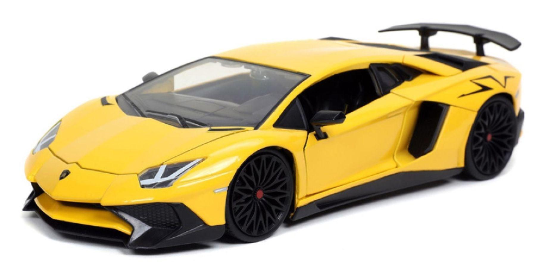 JAD32258 Hyperspec - 2017 Lamborghini Aventador Yellow 1:24 Scale - Jada Toys - Titan Pop Culture