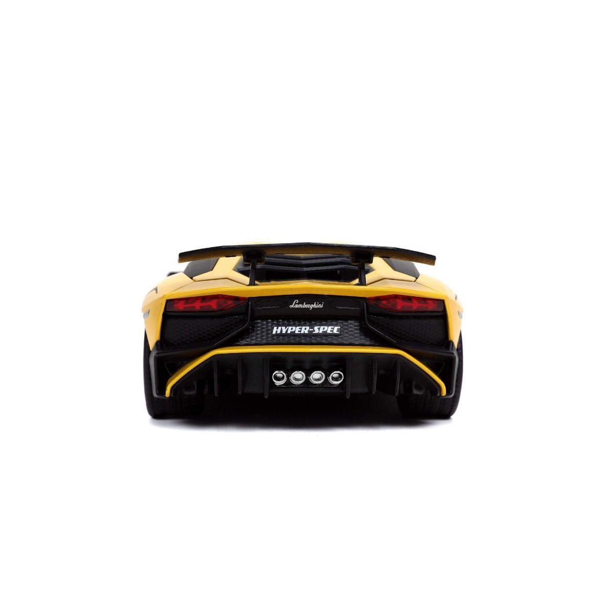 JAD32258 Hyperspec - 2017 Lamborghini Aventador Yellow 1:24 Scale - Jada Toys - Titan Pop Culture