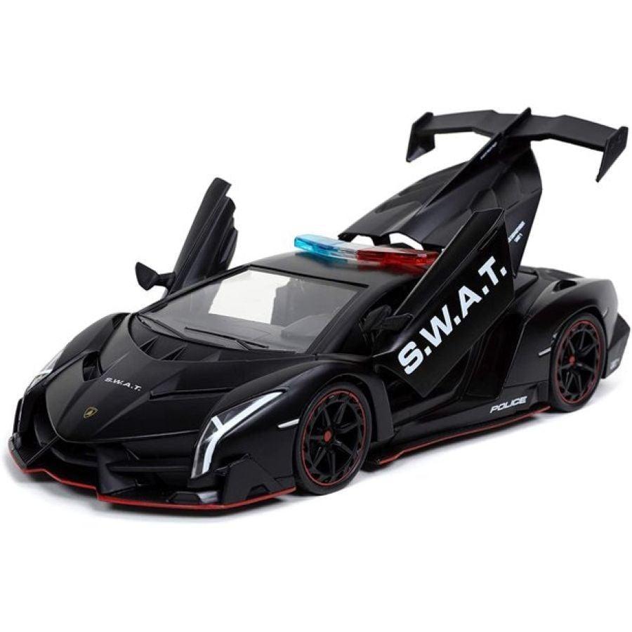 JAD32261 Hyperspec - 2017 Lamborghini Veneno Black 1:24 Scale - Jada Toys - Titan Pop Culture