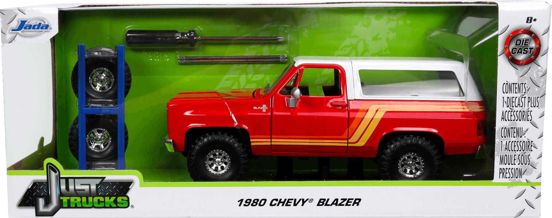 JAD32308 Just Trucks - 1980 Chevy K5 Blazer 1:24 Scale - Jada Toys - Titan Pop Culture