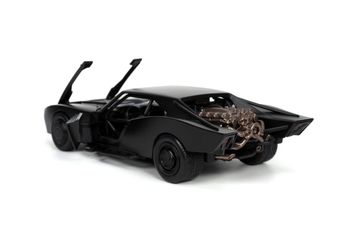 JAD32731 The Batman - Batmobile with Batman 1:24 Scale Hollywood Ride - Jada Toys - Titan Pop Culture