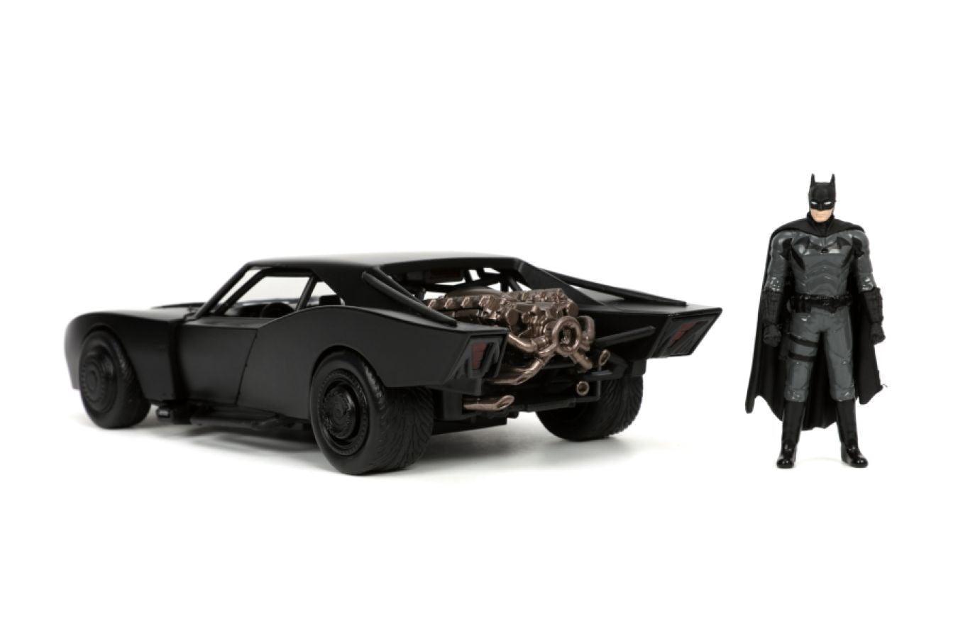 JAD32731 The Batman - Batmobile with Batman 1:24 Scale Hollywood Ride - Jada Toys - Titan Pop Culture