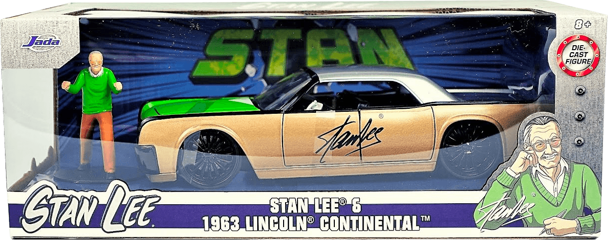 Stan Lee - 1963 Lincoln Continental with Stan 1:24 Scale Hollywood
