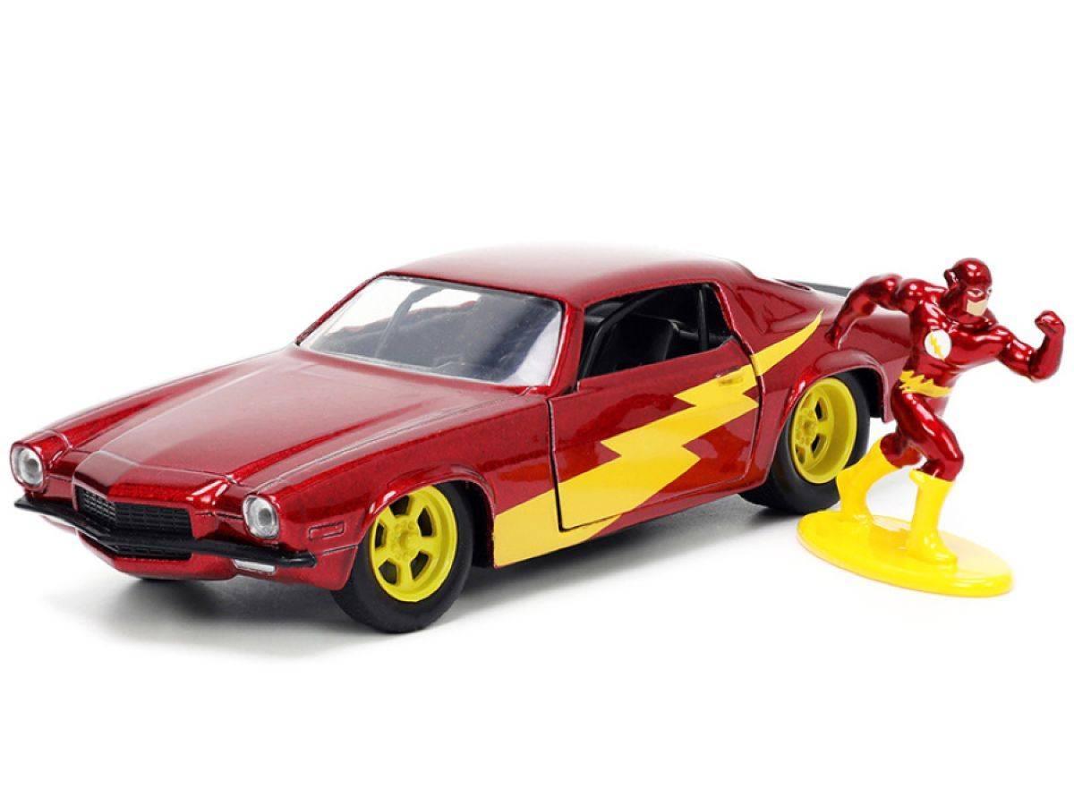 JAD33086 Flash (comics) - The Flash & 1973 Chevrolet Camero 1:32 Scale Hollywood Ride - Jada Toys - Titan Pop Culture