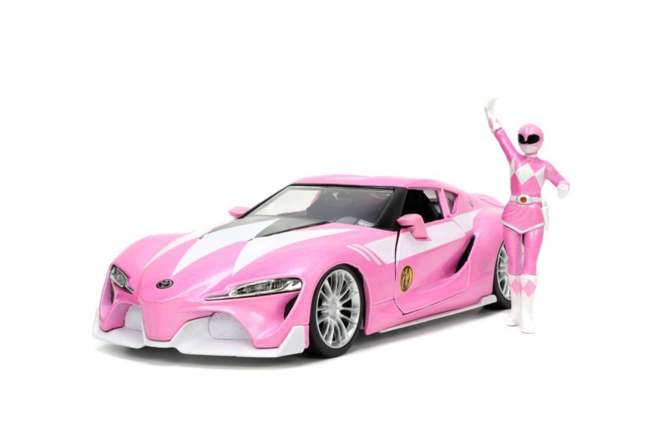 JAD33224 Power Rangers - Toyota FT-1 with Pink Ranger 1:24 Scale - Jada Toys - Titan Pop Culture