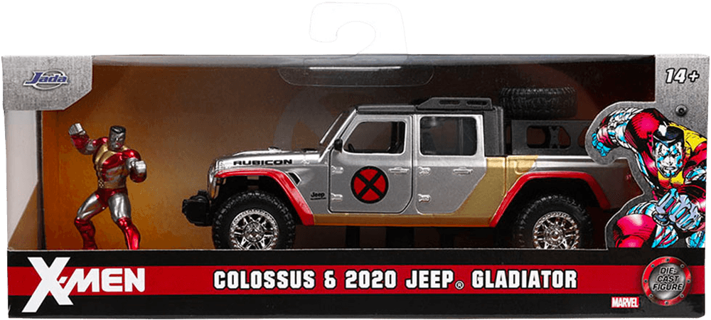 JAD33363 X-Men (comics) - Colossus & 2020 Jeep Gladiator 1:32 Scale - Jada Toys - Titan Pop Culture