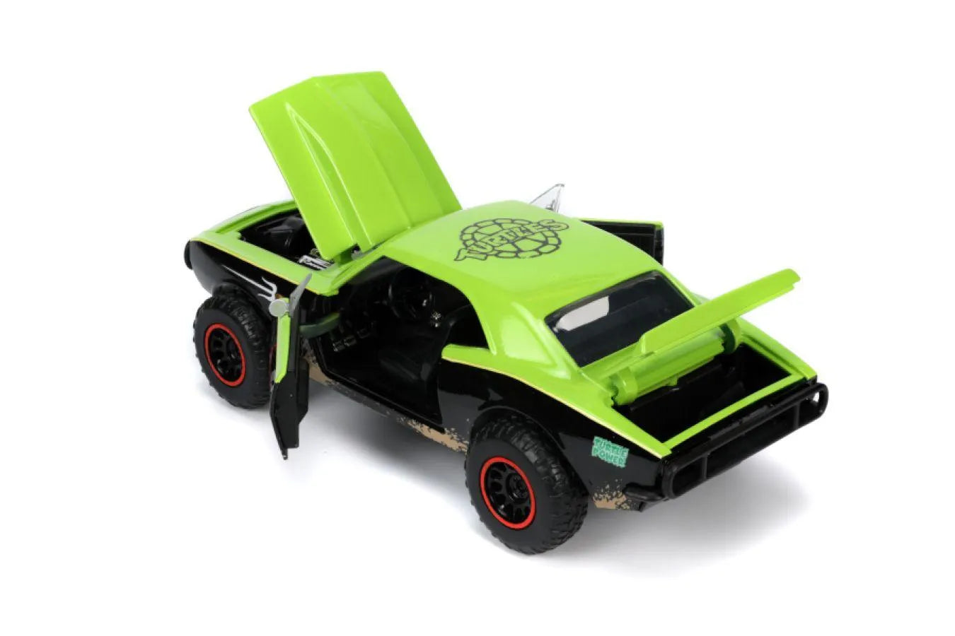 JAD33386 TMNT (TV87) - 1967 Chevrolet Camaro with Raphael 1:24 Scale - Jada Toys - Titan Pop Culture