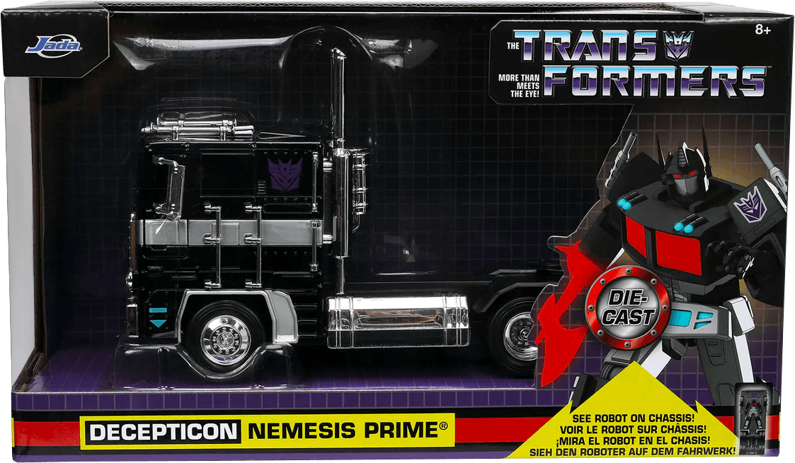 JAD33490 Transformers (TV) - Nemesis Prime Black 1:24 Scale Hollywood Ride - Jada Toys - Titan Pop Culture