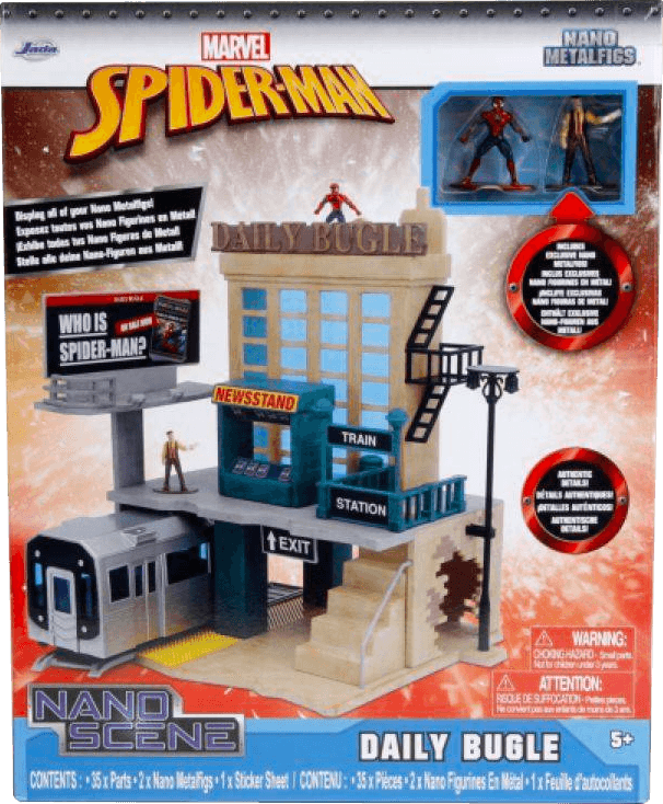 JAD33659 Spider-Man (comics) - New York City Deluxe Nano Scene with 2-Figure - Jada Toys - Titan Pop Culture
