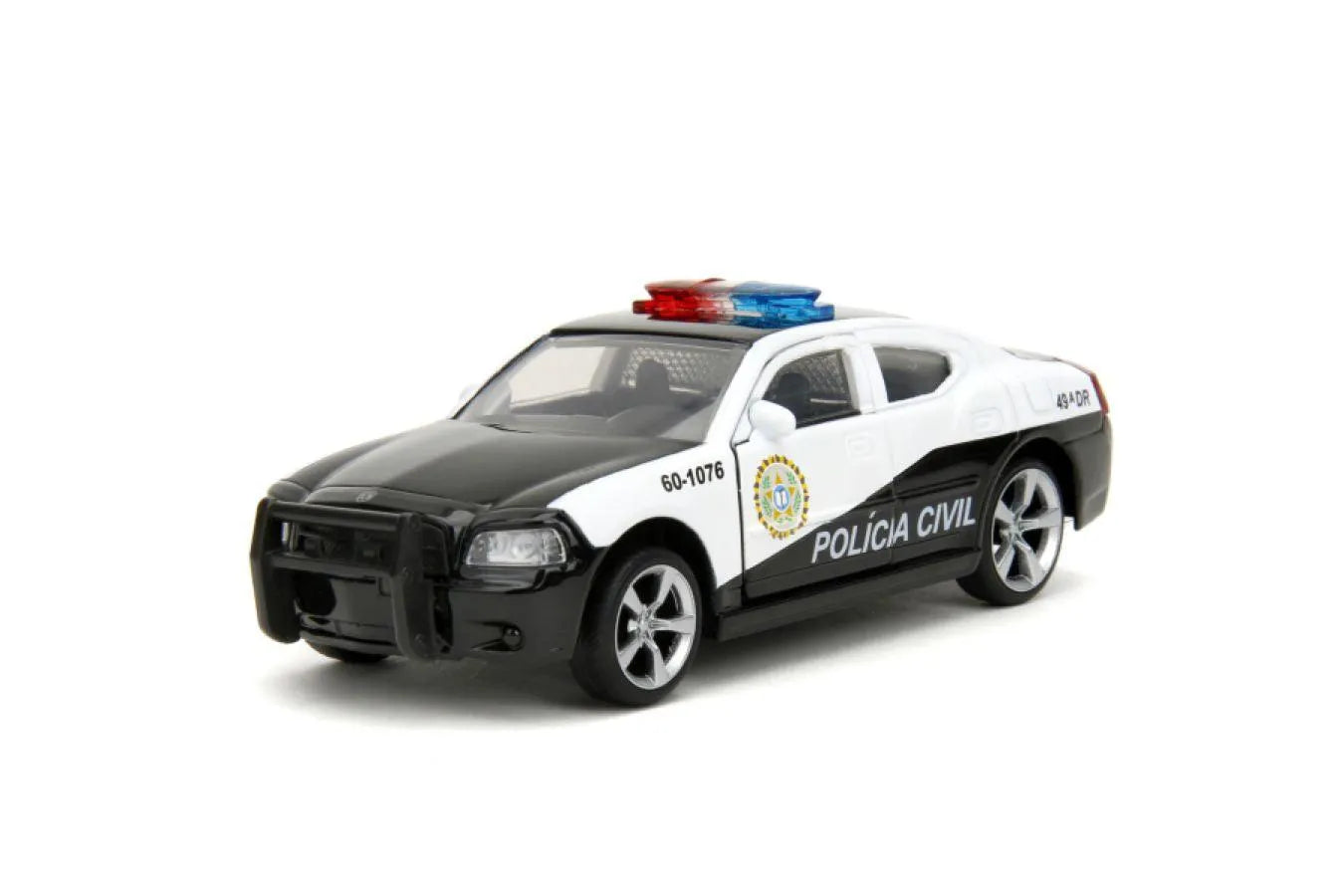 JAD33666 Fast & Furious 5 - Dodge Charger Police Car 1:32 Scale Hollywood Rides Diecast Vehicle - Jada Toys - Titan Pop Culture