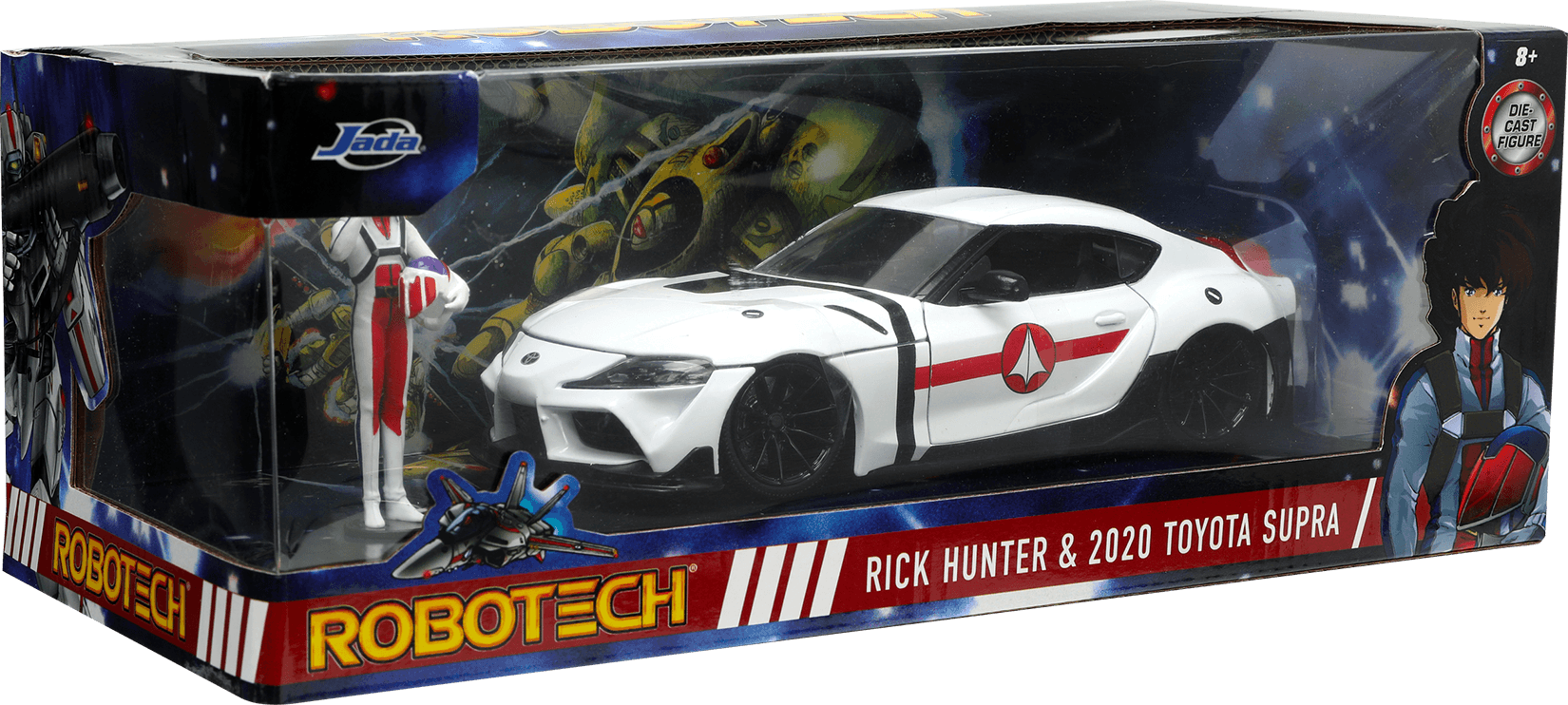 JAD33685 Robotech - Rick & 2020 Toyota Supra 1:24 Scale - Jada Toys - Titan Pop Culture