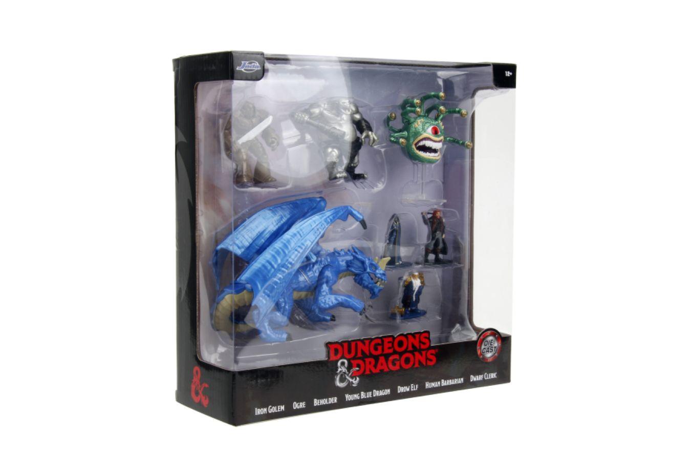 JAD34242 Dungeons & Dragons - Deluxe NanoFig Boxed Set - Jada Toys - Titan Pop Culture