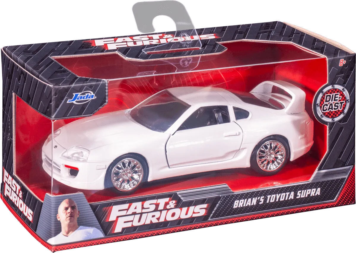 JAD97346 Fast and Furious - 1995 Toyota Supra White 1:32 Scale Hollywood Ride - Jada Toys - Titan Pop Culture