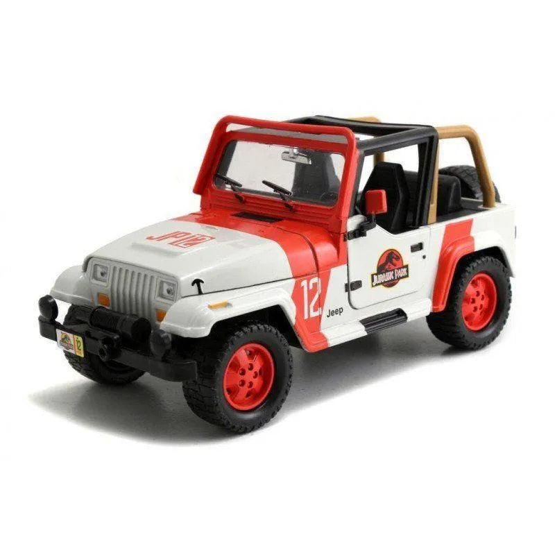 JAD97806 Jurassic World - '92 Jeep Wrangler 1:24 Scale Hollywood Ride - Jada Toys - Titan Pop Culture