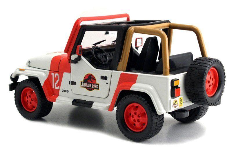 JAD97806 Jurassic World - '92 Jeep Wrangler 1:24 Scale Hollywood Ride - Jada Toys - Titan Pop Culture