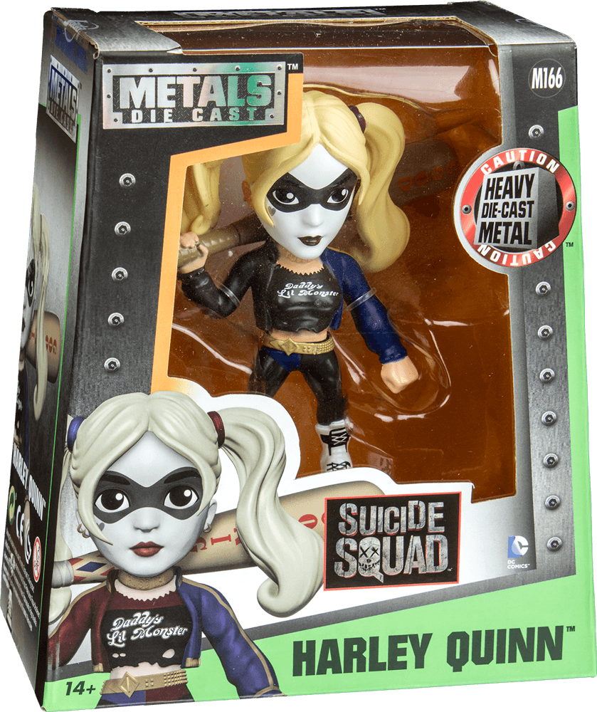 JAD97847 Suicide Squad (2016) - Harley Quinn 4" Metals Wave 1 Alternate - Jada Toys - Titan Pop Culture