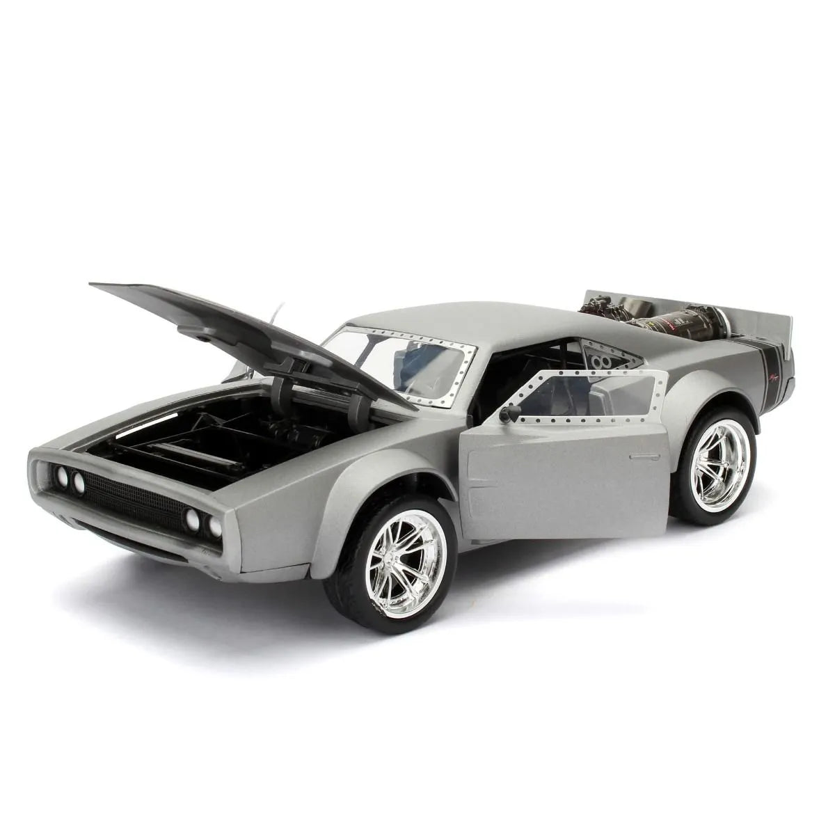 JAD98291 Fast and Furious - Dom's Ice Charger 1:24 Scale Hollywood Ride - Jada Toys - Titan Pop Culture