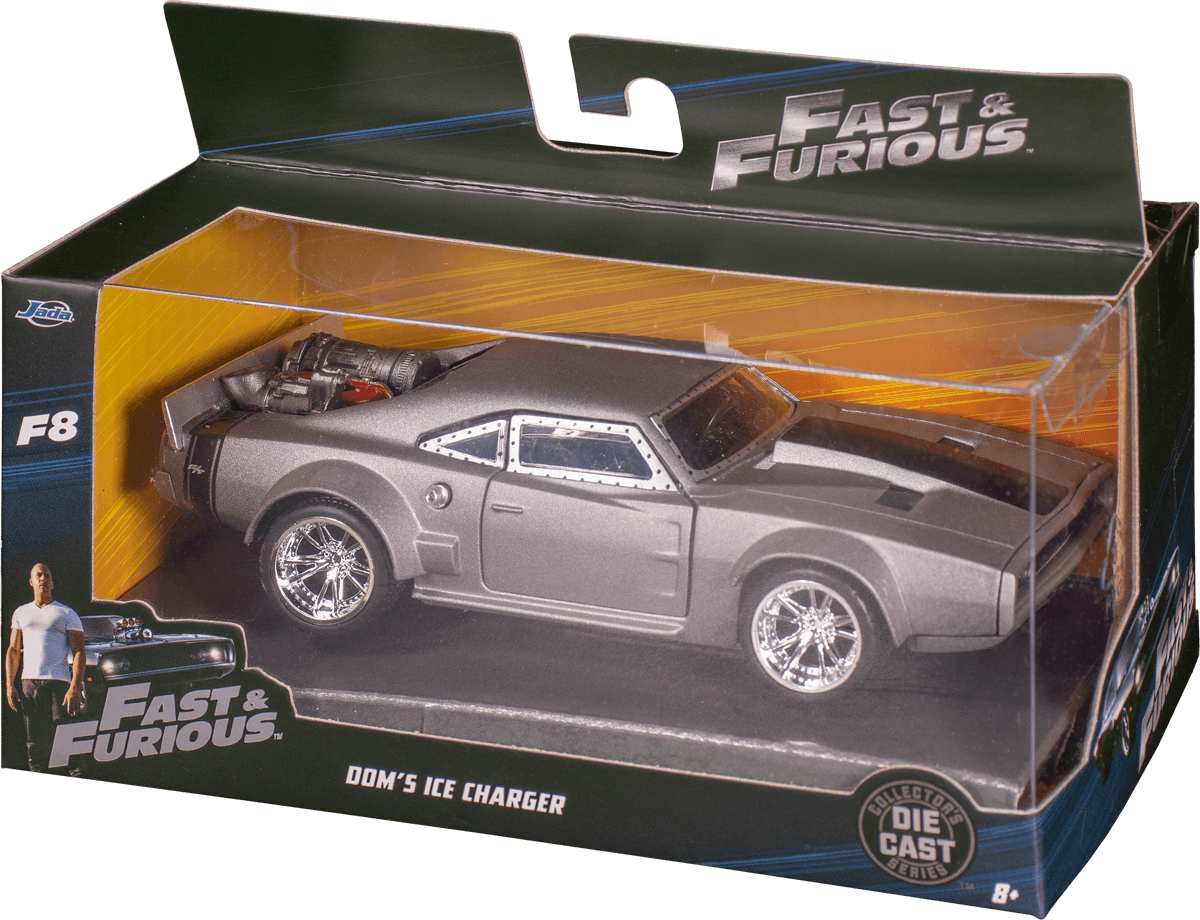 JAD98299 Fast and Furious - FF8 Ice Charger 1:32 Hollywood Ride - Jada Toys - Titan Pop Culture