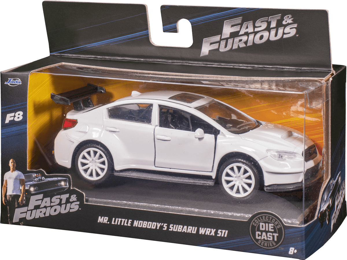 JAD98305 Fast and Furious 8 - Mr Little Nobody's Subaru WRX 1:32 Scale Hollywood Ride - Jada Toys - Titan Pop Culture
