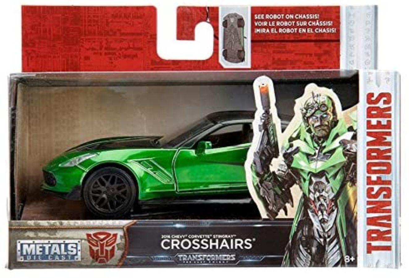 JAD98397 Transformers 5: The Last Knight - Crosshairs Chevy Corvette C8 Zora 1:32 Scale - Jada Toys - Titan Pop Culture