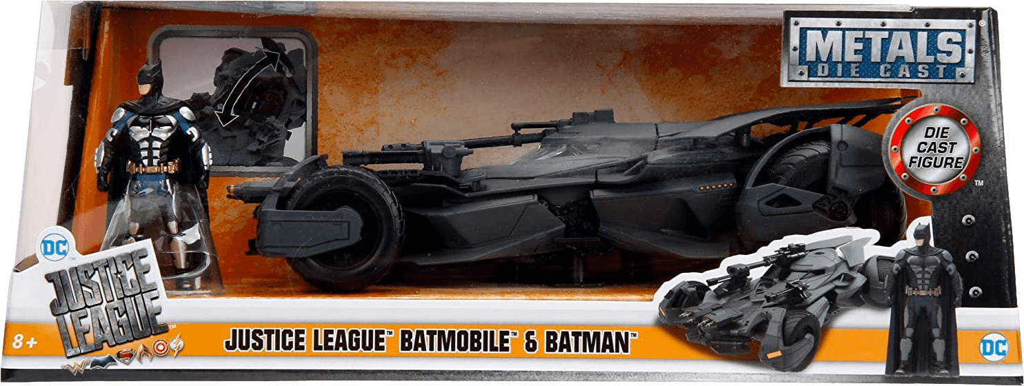 JAD99232 Justice League (2017) - Batmobile 1:24 - Jada Toys - Titan Pop Culture