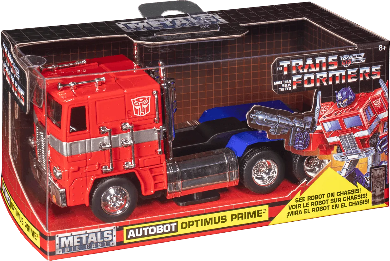 JAD99477 Transformers (TV) - Optimus Prime 1:32 Scale Hollywood Ride Diecast Vehicle - Jada Toys - Titan Pop Culture