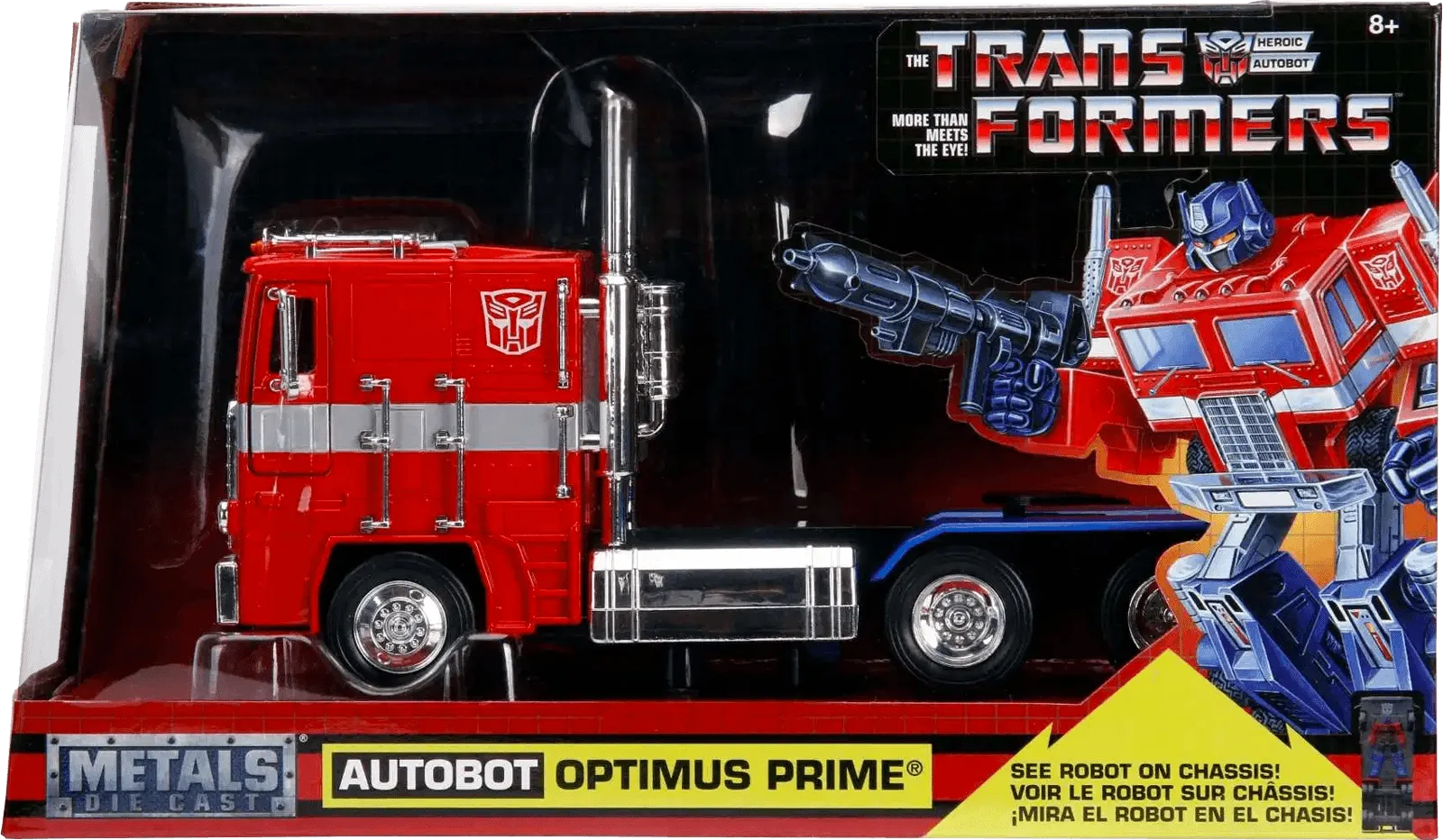 JAD99524 Transformers (TV) - Optimus Prime G1 1:24 Hollywood Ride - Jada Toys - Titan Pop Culture