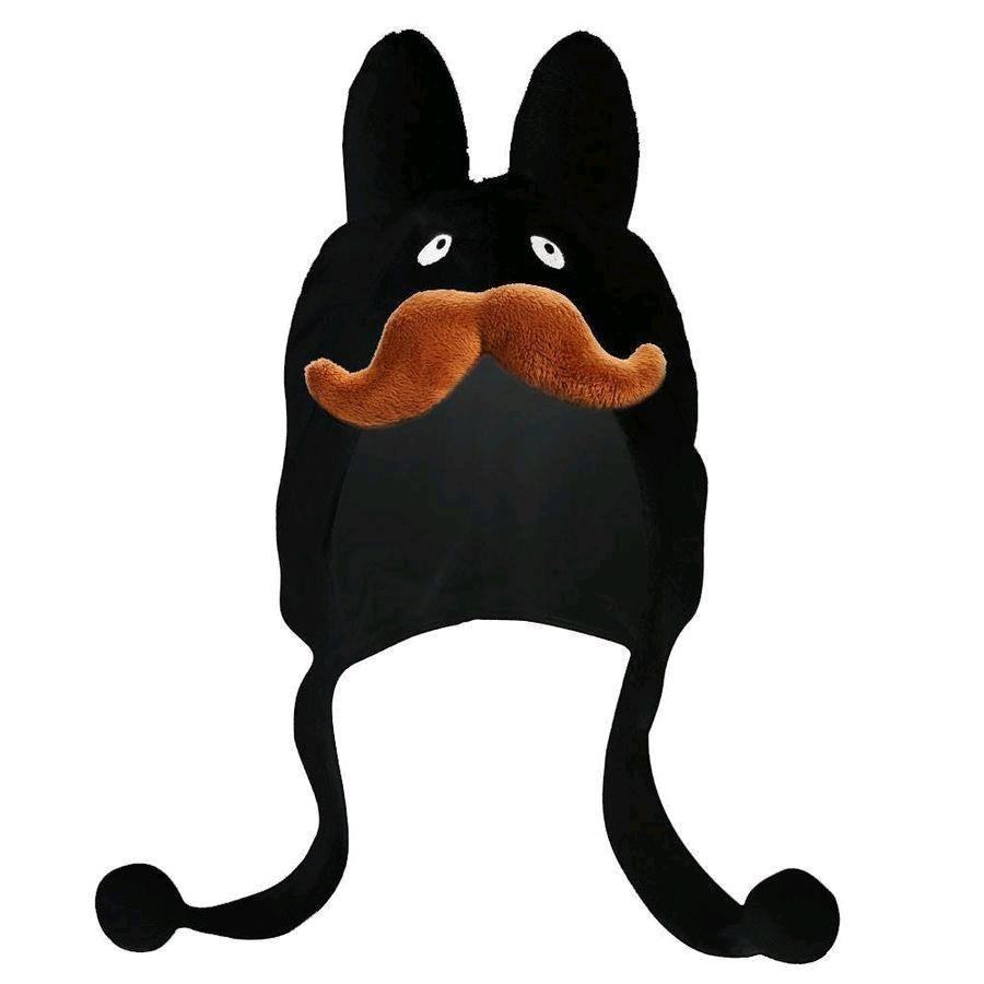 KIDTRLBA002BLK Kozik - Stache Labbit Black Hat - Kidrobot - Titan Pop Culture