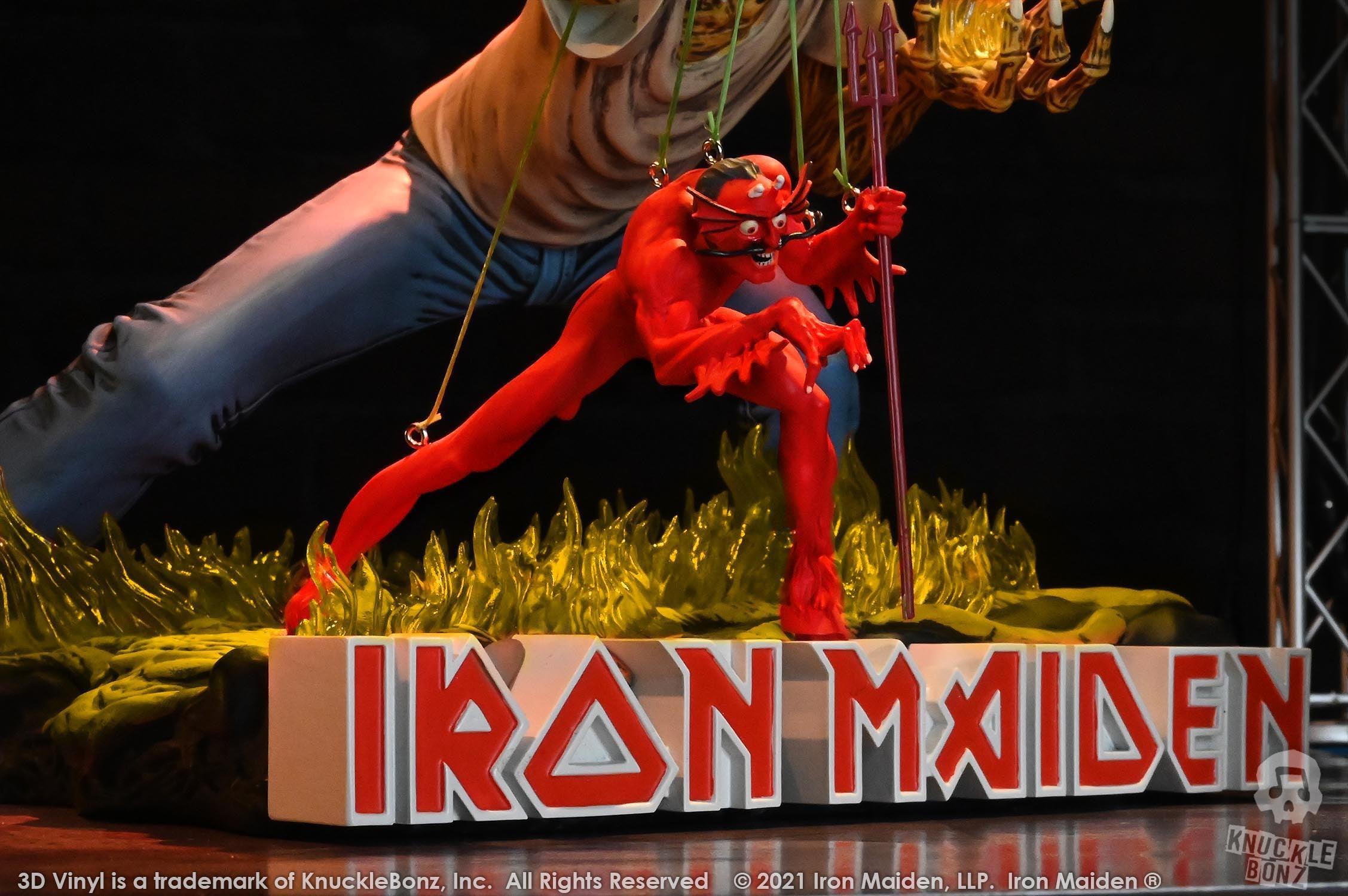 KNUIRONMAIDEN100 Iron Maiden - Number of the Beast Statue - KnuckleBonz - Titan Pop Culture