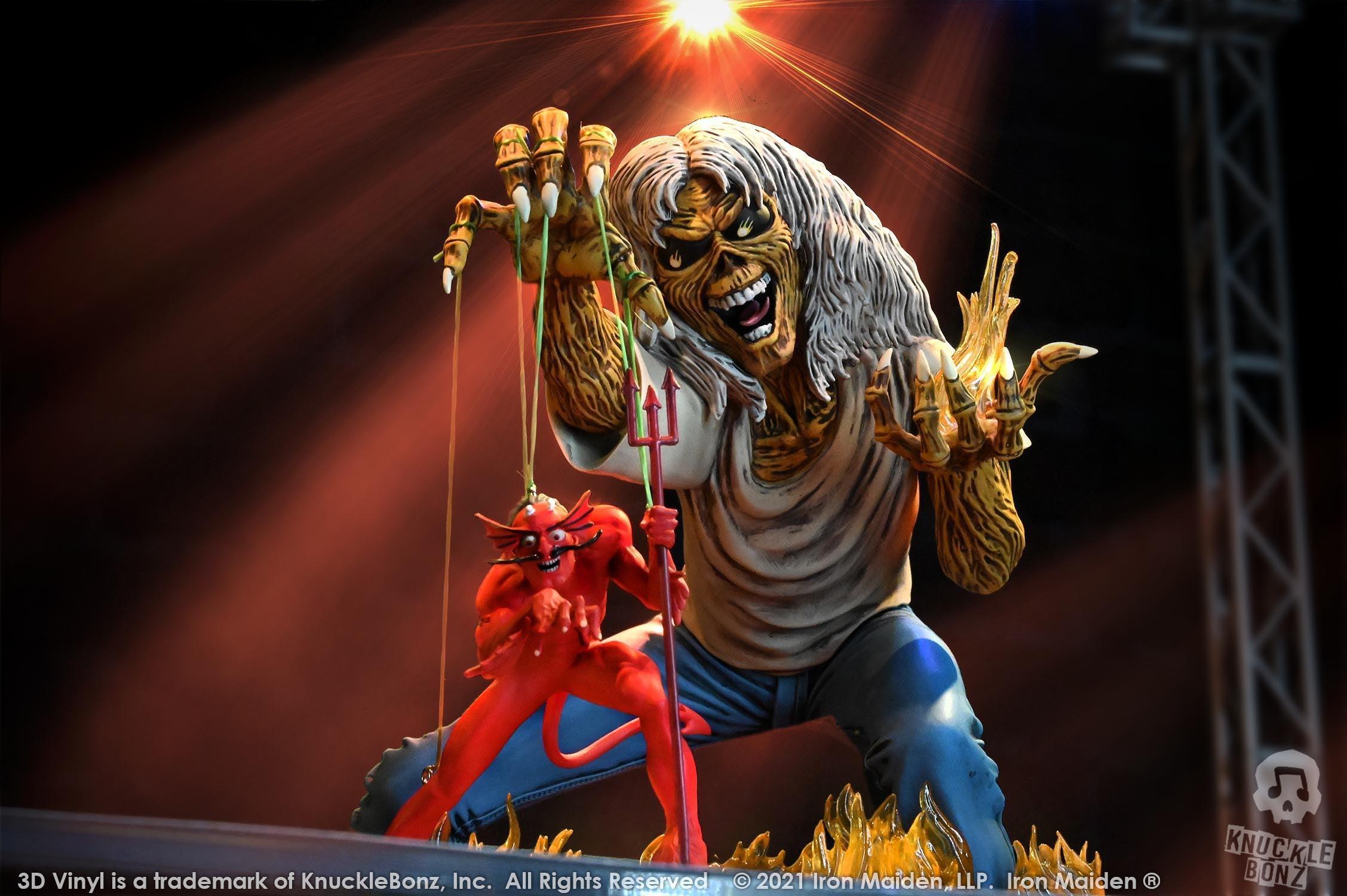 KNUIRONMAIDEN100 Iron Maiden - Number of the Beast Statue - KnuckleBonz - Titan Pop Culture