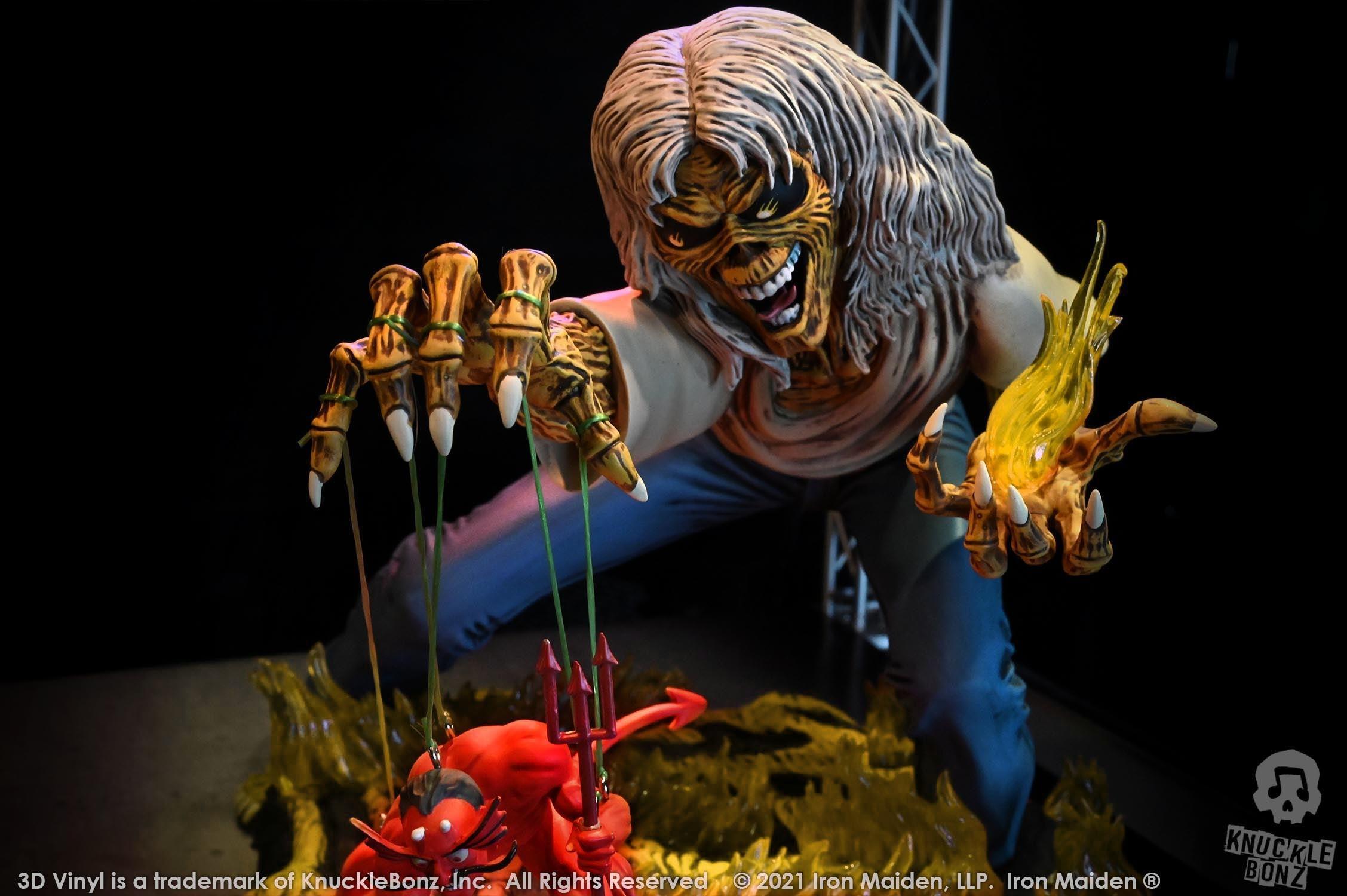 KNUIRONMAIDEN100 Iron Maiden - Number of the Beast Statue - KnuckleBonz - Titan Pop Culture