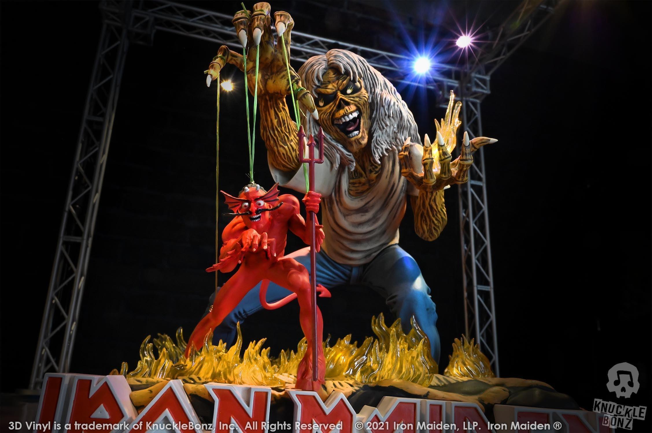 KNUIRONMAIDEN100 Iron Maiden - Number of the Beast Statue - KnuckleBonz - Titan Pop Culture