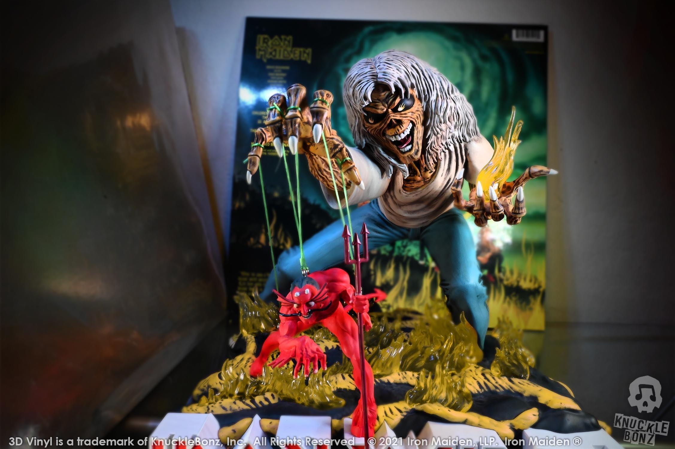 KNUIRONMAIDEN100 Iron Maiden - Number of the Beast Statue - KnuckleBonz - Titan Pop Culture