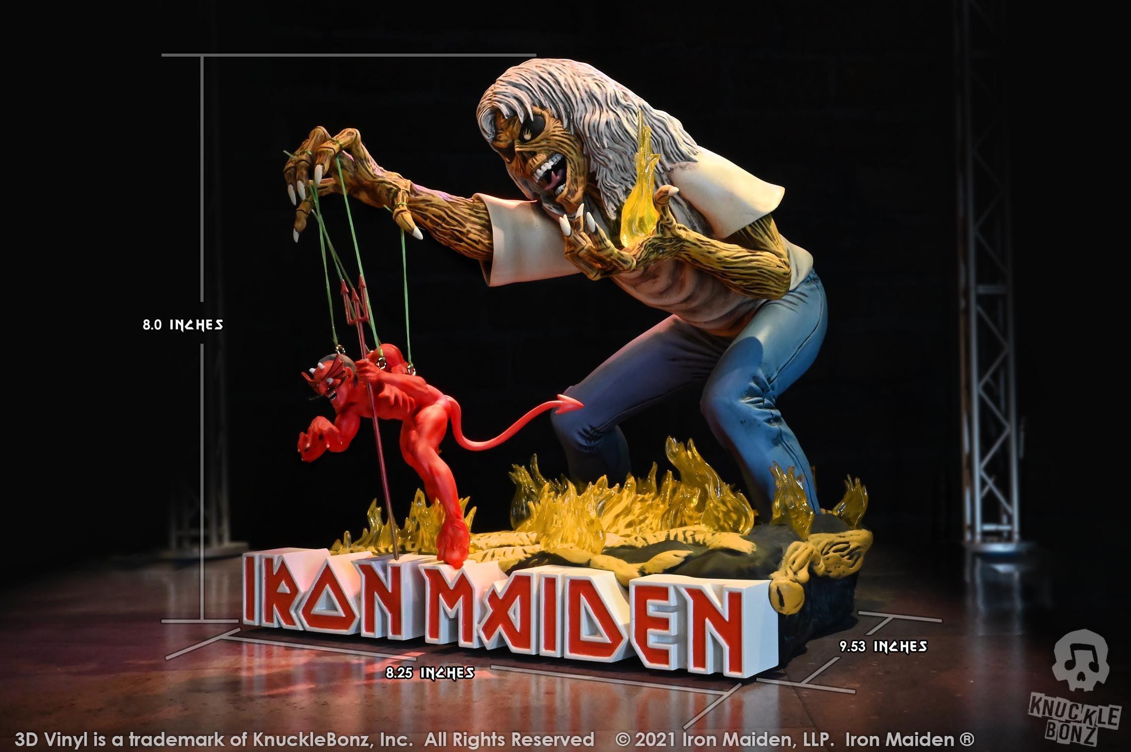 KNUIRONMAIDEN100 Iron Maiden - Number of the Beast Statue - KnuckleBonz - Titan Pop Culture