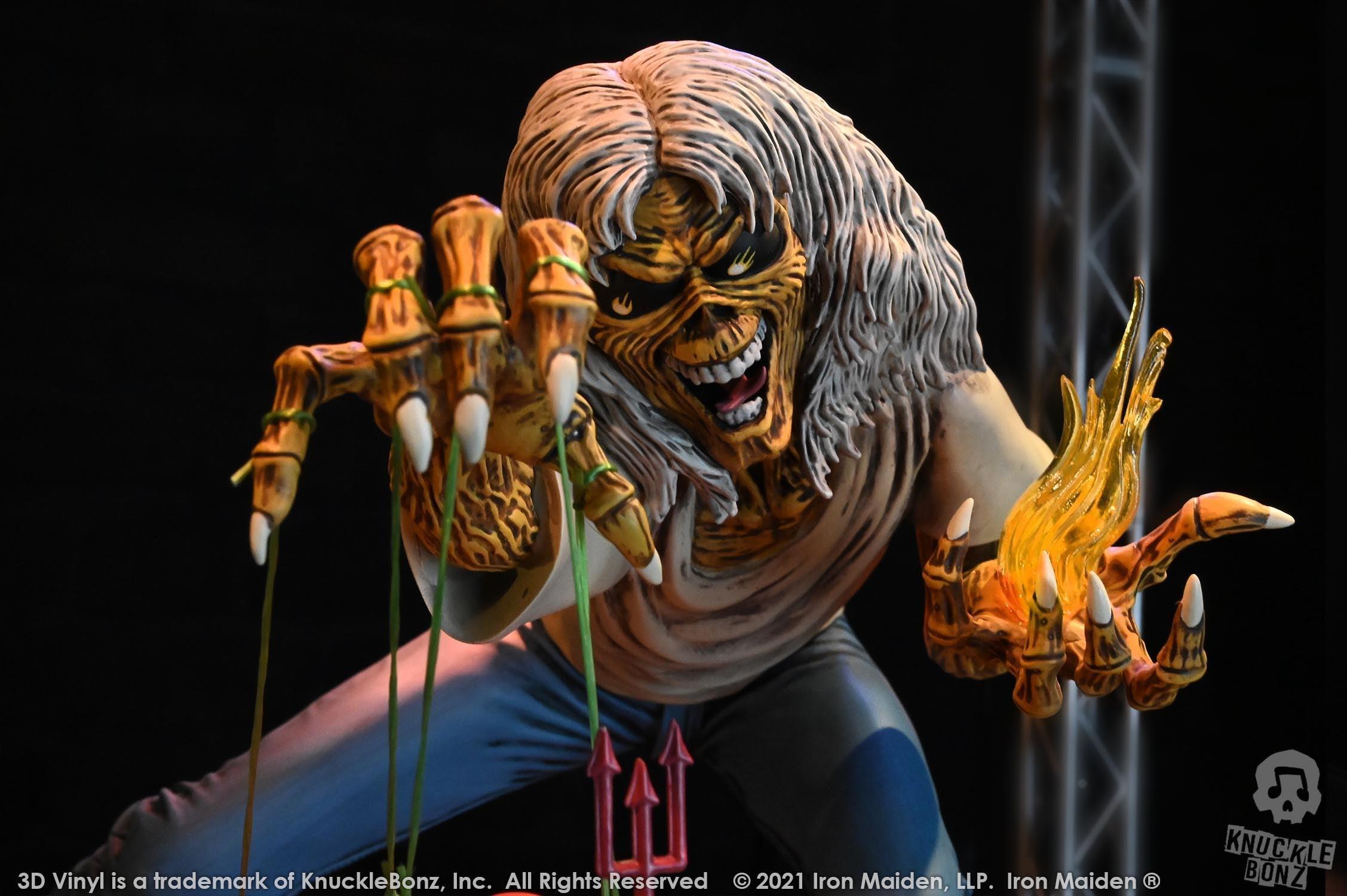 KNUIRONMAIDEN100 Iron Maiden - Number of the Beast Statue - KnuckleBonz - Titan Pop Culture