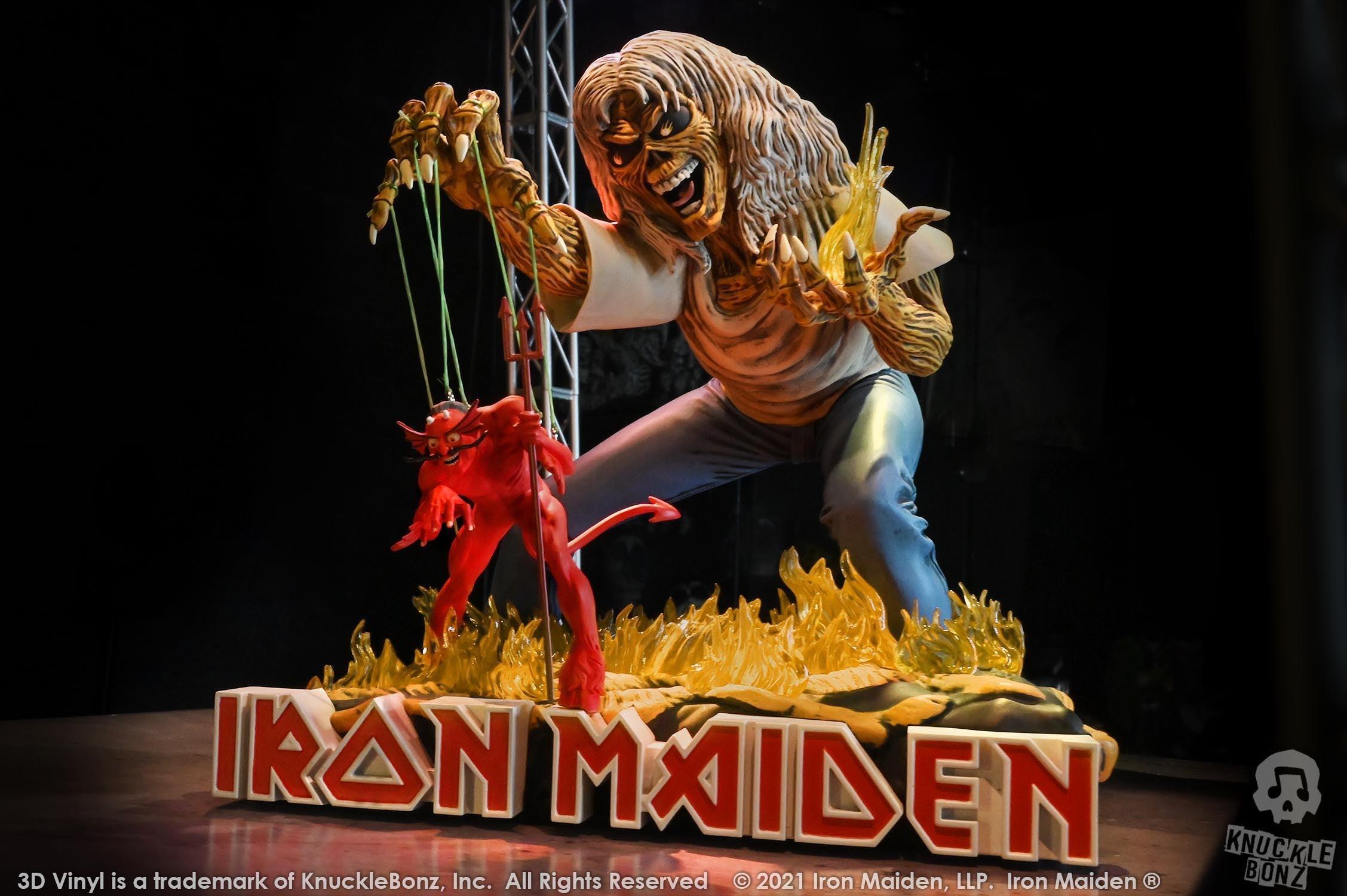 KNUIRONMAIDEN100 Iron Maiden - Number of the Beast Statue - KnuckleBonz - Titan Pop Culture