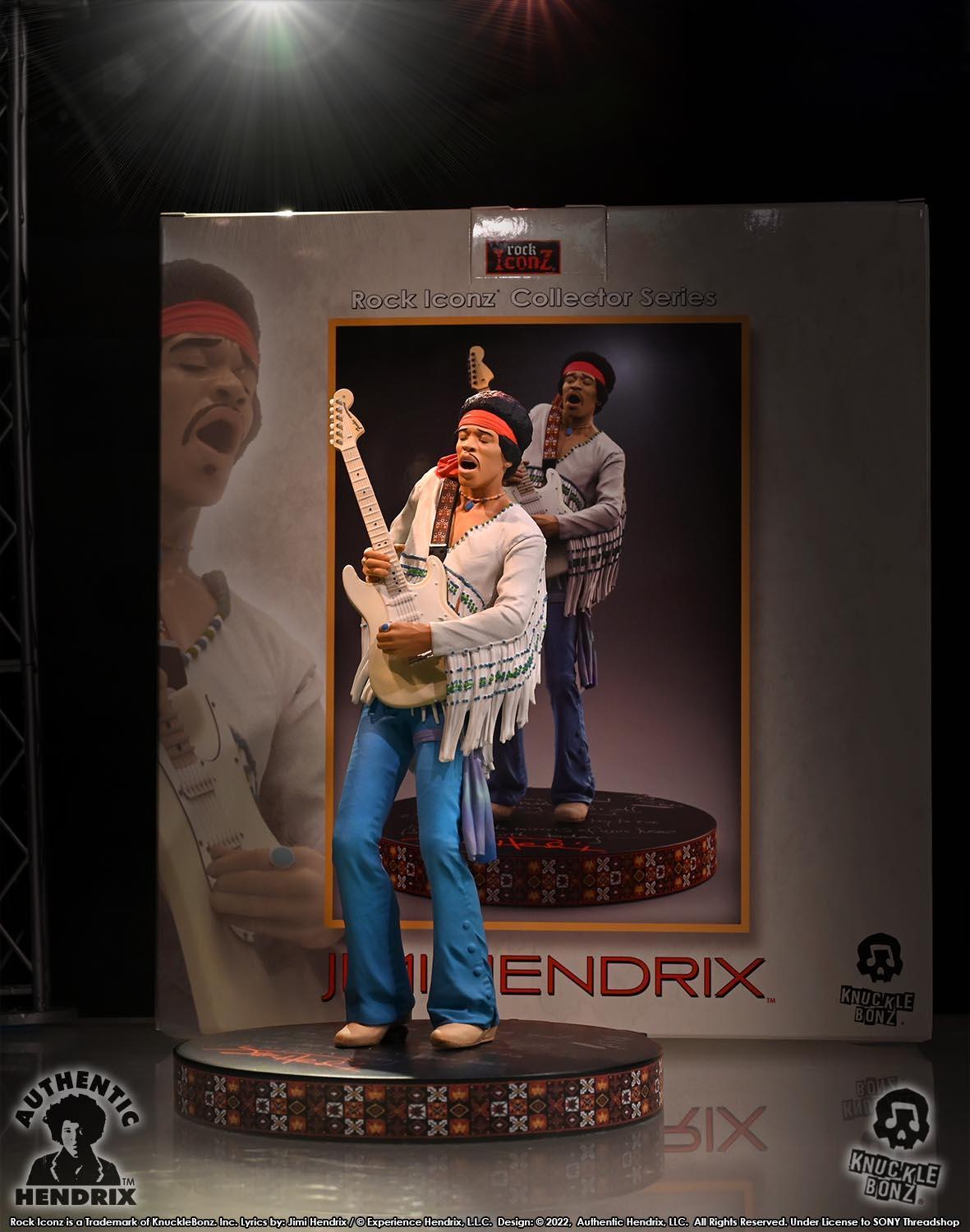 KNUJIMI300 Jimi Hendrix - Rock Iconz Statue 3rd Edition - KnuckleBonz - Titan Pop Culture
