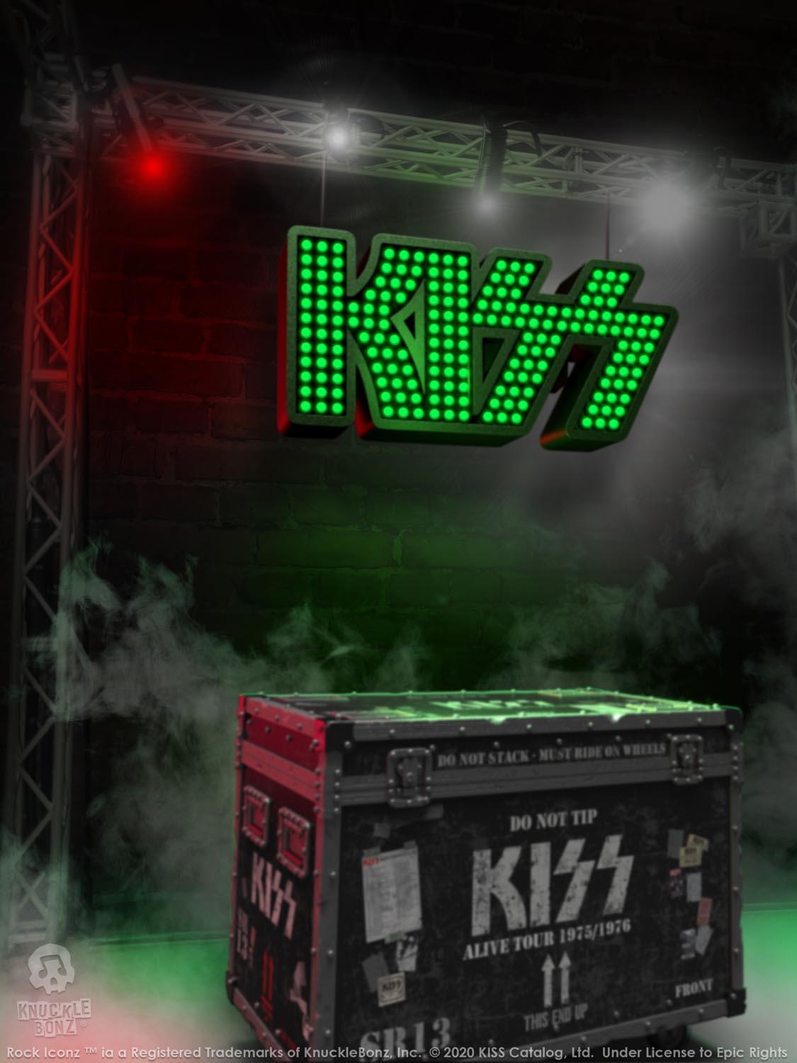 KNUKISSCASE100 KISS - KISS Alive Road Case On Tour Replica - KnuckleBonz - Titan Pop Culture