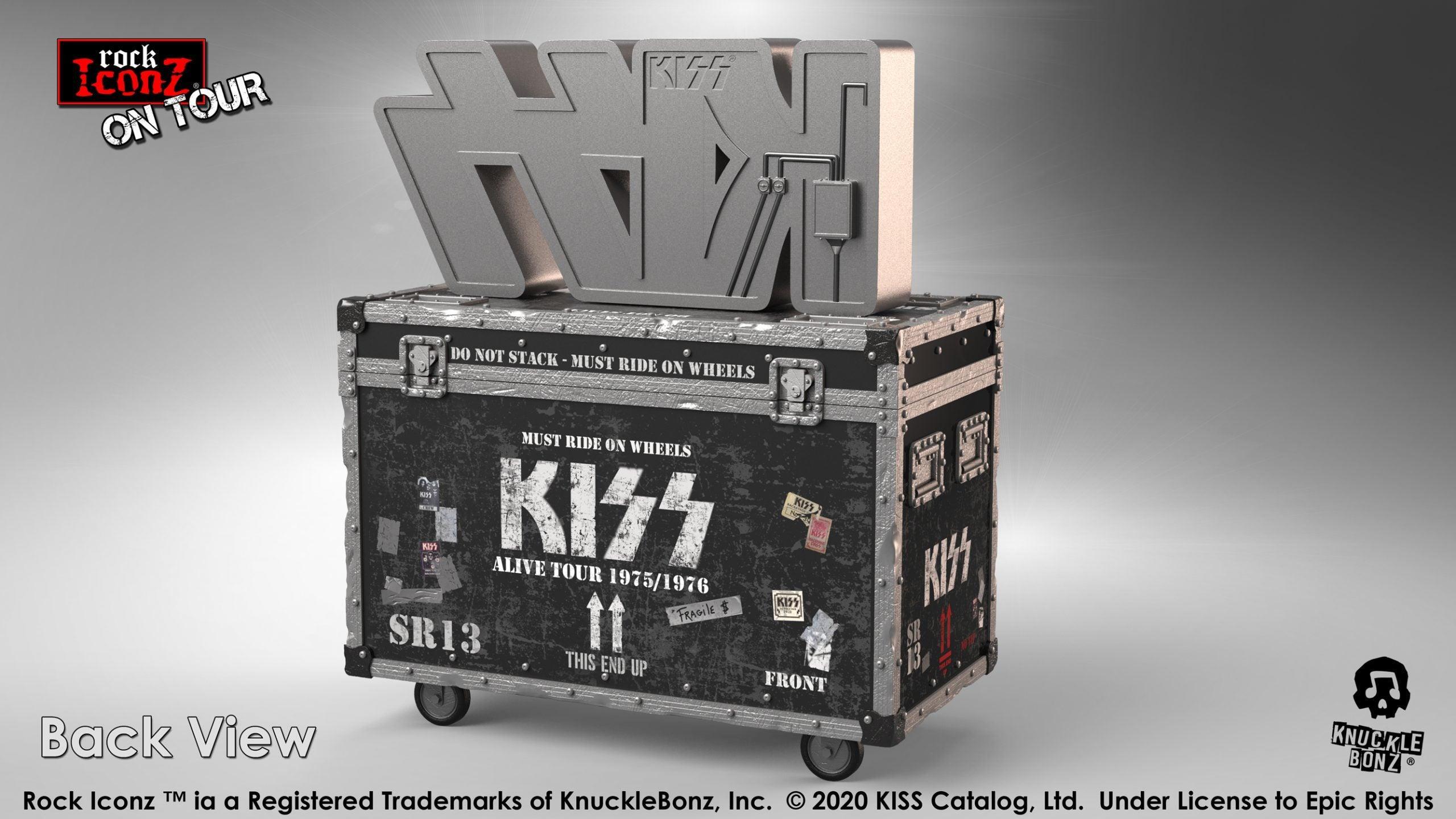 KNUKISSCASE100 KISS - KISS Alive Road Case On Tour Replica - KnuckleBonz - Titan Pop Culture