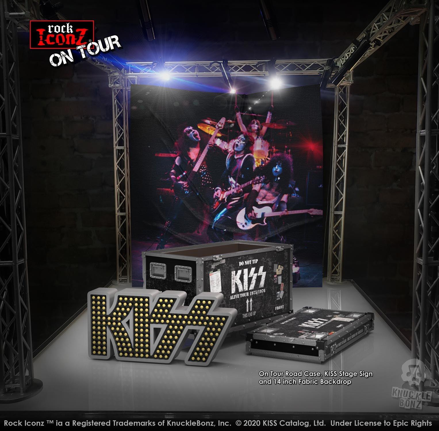 KNUKISSCASE100 KISS - KISS Alive Road Case On Tour Replica - KnuckleBonz - Titan Pop Culture