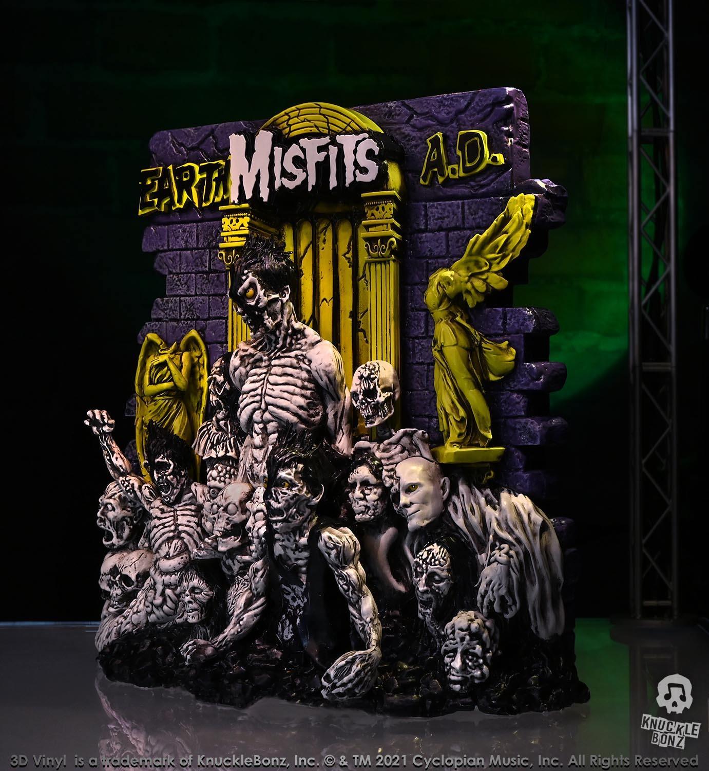 KNUMISFITSEARTH3DV100 Misfits - Earth A.D. 3D Vinyl Statue - KnuckleBonz - Titan Pop Culture