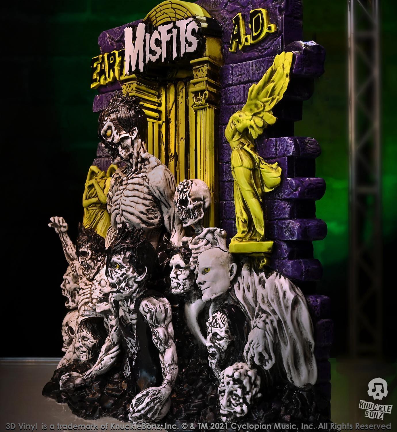 KNUMISFITSEARTH3DV100 Misfits - Earth A.D. 3D Vinyl Statue - KnuckleBonz - Titan Pop Culture